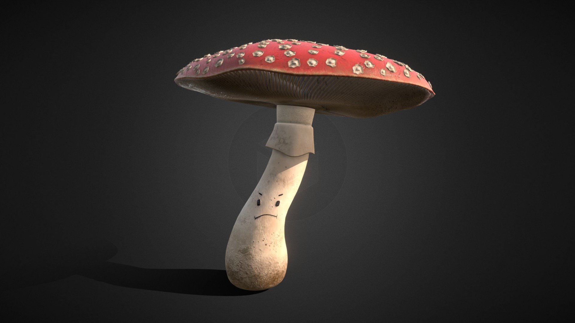 Fly agaric - 3D model by Lance_A_Lot [88c27ab] - Sketchfab