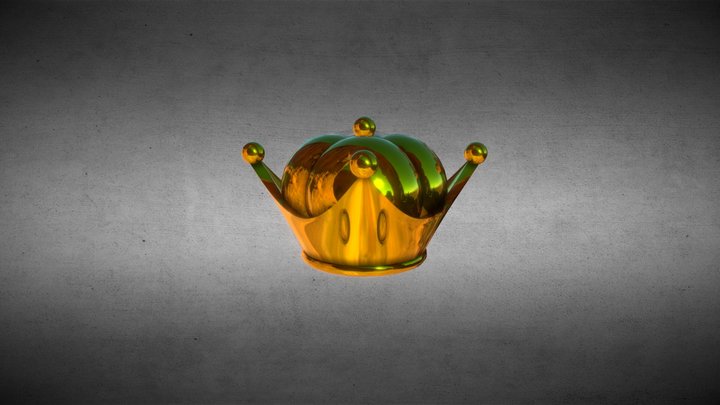 Super Crown Bowsette 3D Model