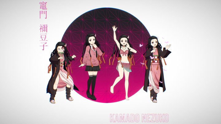 Nezuko - Demon Slayer 3D Model