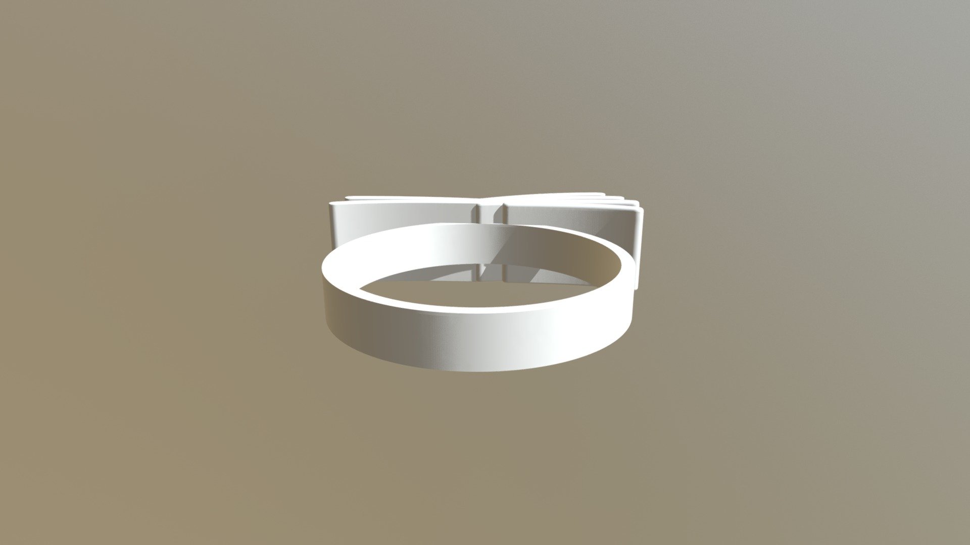 CURVED RING - 3mm Band
