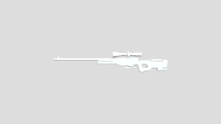 AWP (No Textures) 3D Model