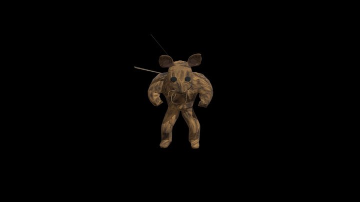 Rat Killer - PS1 enemy 3D Model
