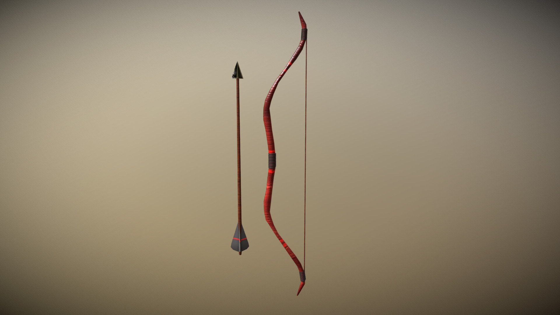 Bow And Arrow 3D Model Free Download