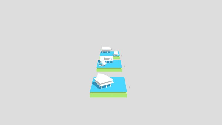 3D1_2526_29N_Caers_Tijl_DioramaHouseBlockouts 3D Model