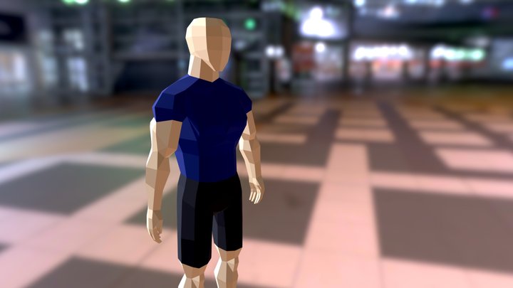 Simple Low-poly Model 3D Model