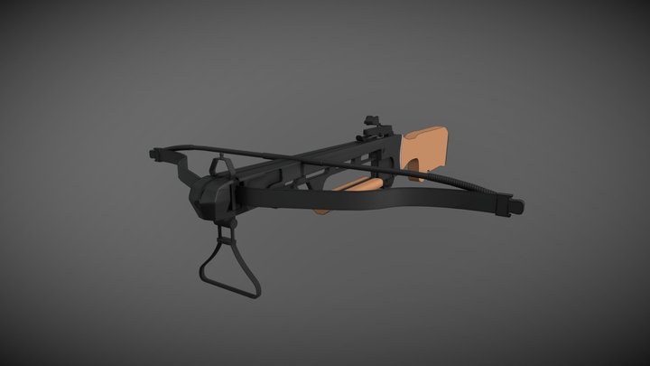 (XYZ coursework draft) Crossbow (attempt #1) 3D Model