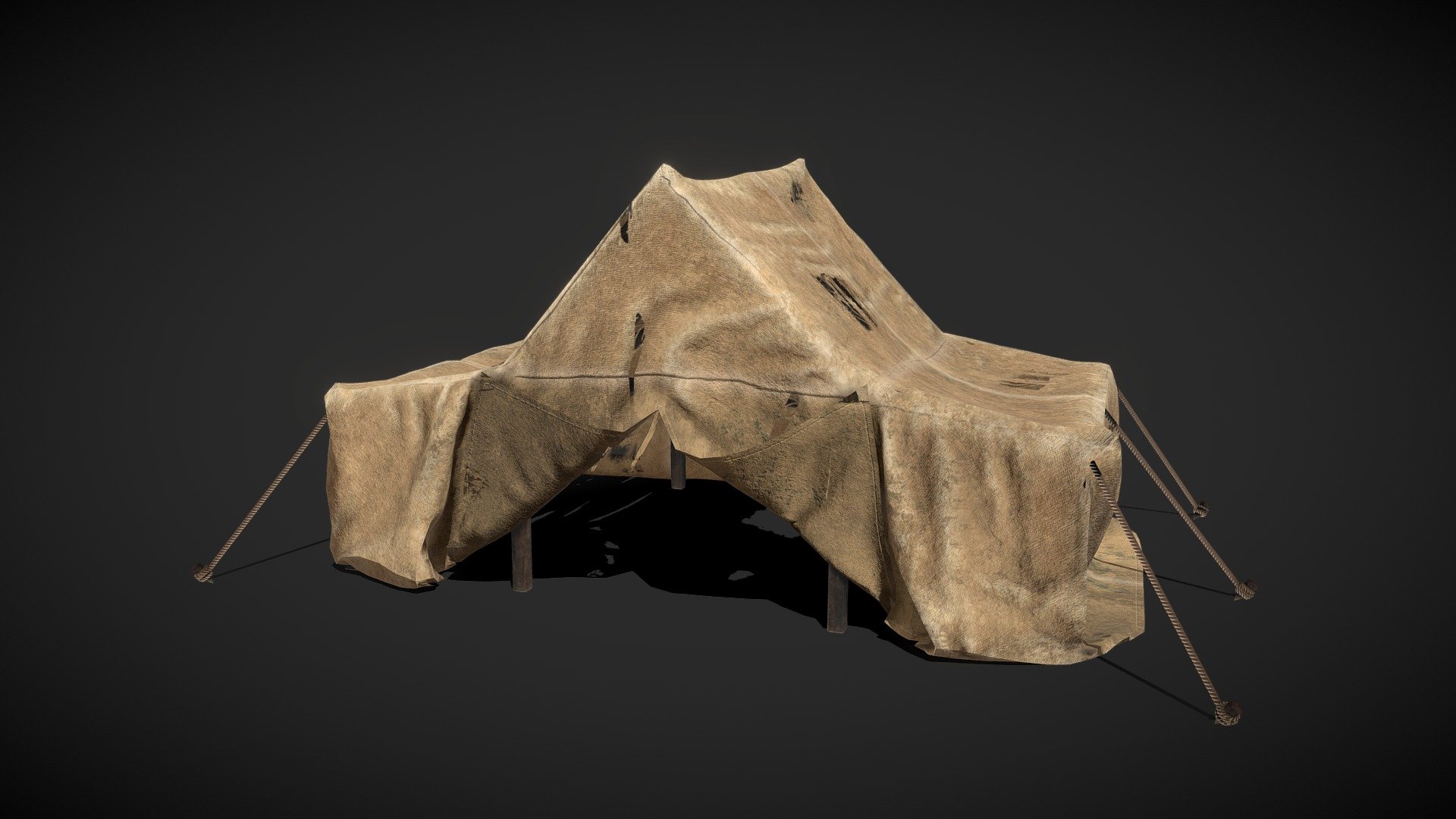 Medieval Tent - Buy Royalty Free 3D model by Karolina Renkiewicz