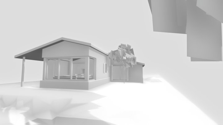 Cabaña en Manzanares el Real 3D Model