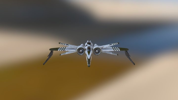 Arc 170 (green) - Star Wars 3D Model