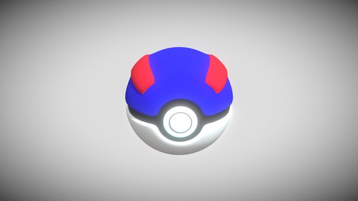 Great Ball - Pokémon 3D Model