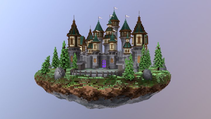 Spawn / Hub ~ The Prisma Castle 3D Model