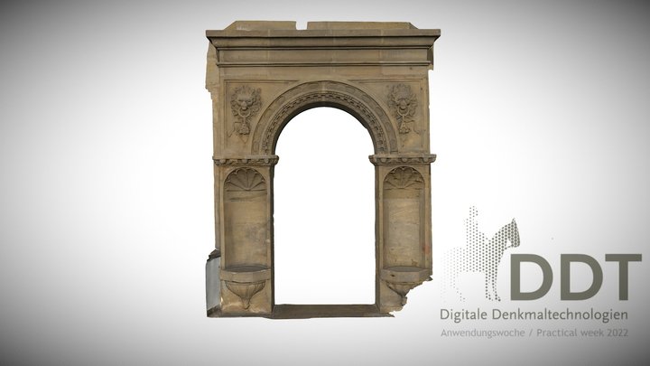 17thC Portal in the Hochzeithaus, Bamberg 3D Model