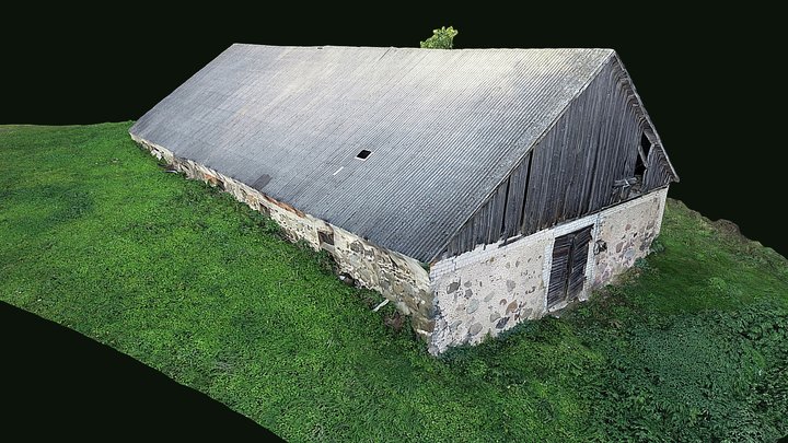 Old cattle-shed 3D Model