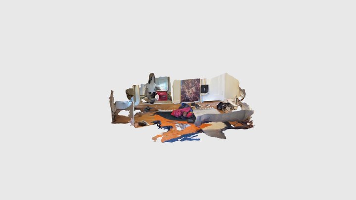 Laundry pile 3 3D Model