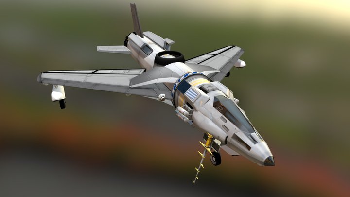 KSP VTOL Skylark Mk4 3D Model