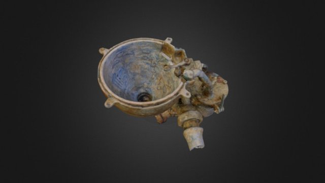 19Th Century Marine Toilet 3D Model