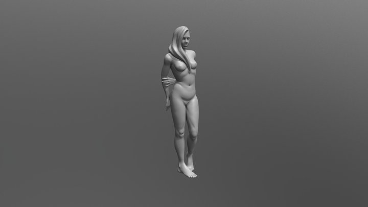 Nude Figure Study - 3D model by zymtrance [88cdd9a] - Sketchfab