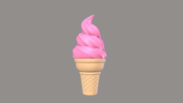 Ice Cream 3D Model