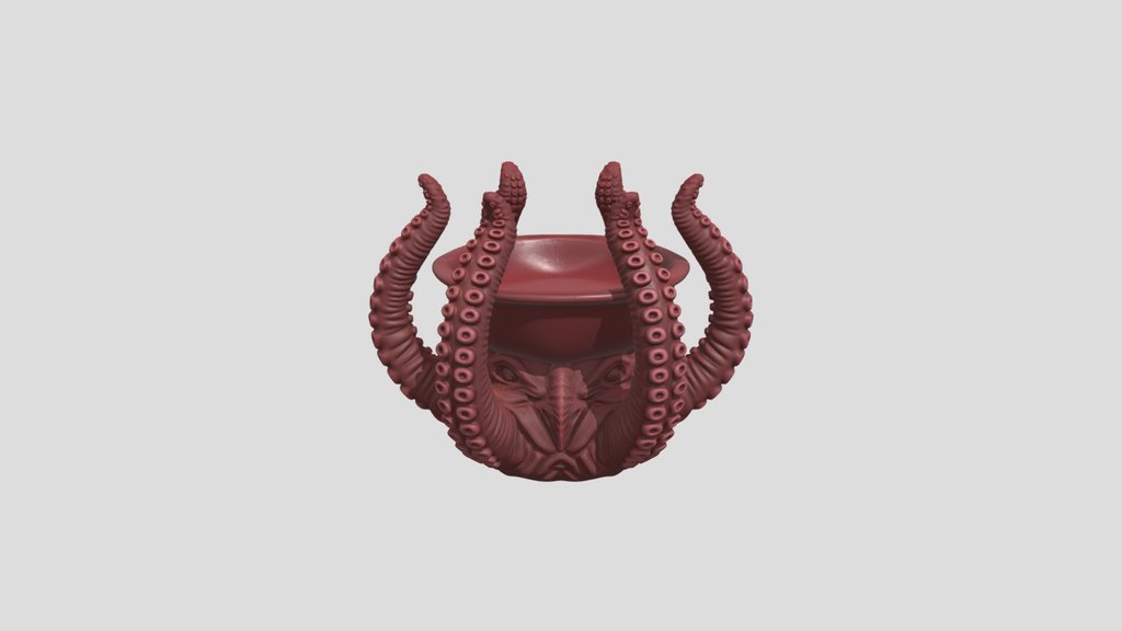 Eldritch Tentacle Pet Bowl Stand STL | Cthulhu…