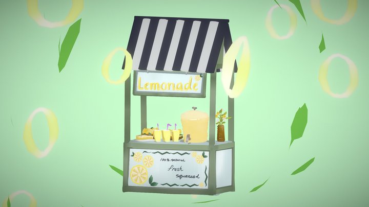Lemonade 3D Model