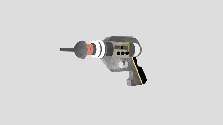 Retro mark 5 laser blaster 3D Model