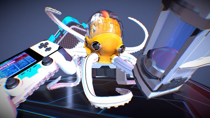 Octobot 3D Model
