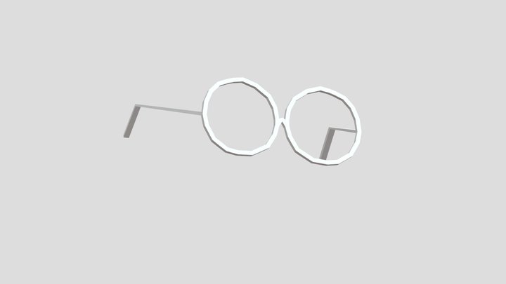 Gorilla Tag Classy Glasses 3D Model