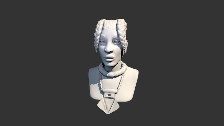 Tribe African 3D Model