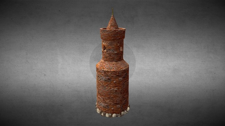 Kamień Pomorski-Baszta Prochowa-Gunpowder Tower 3D Model