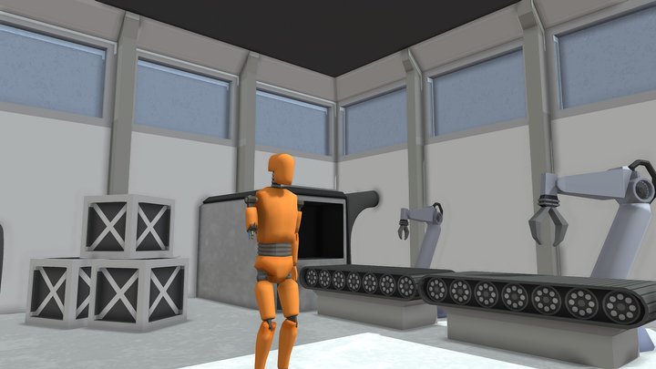Crash Test Dummy 3D Model