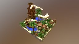 KitMap ~ Spawn ~ Oriental Theme - Download Free 3D model by ...