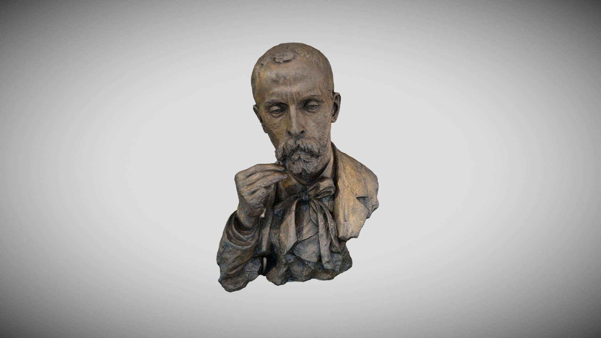 Mario Rutelli, Ritratto di Paolo Vetri - Download Free 3D model by ...