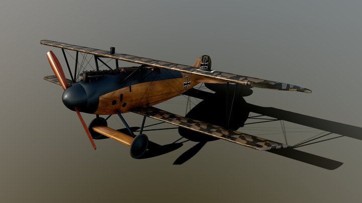 Albatros D.V Nr.6801 3D Model