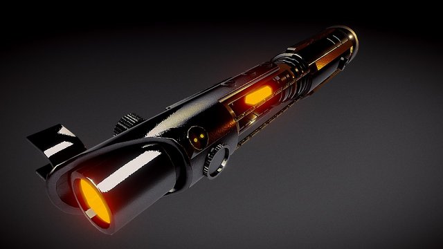 Star Wars Lightsaber 3D Model