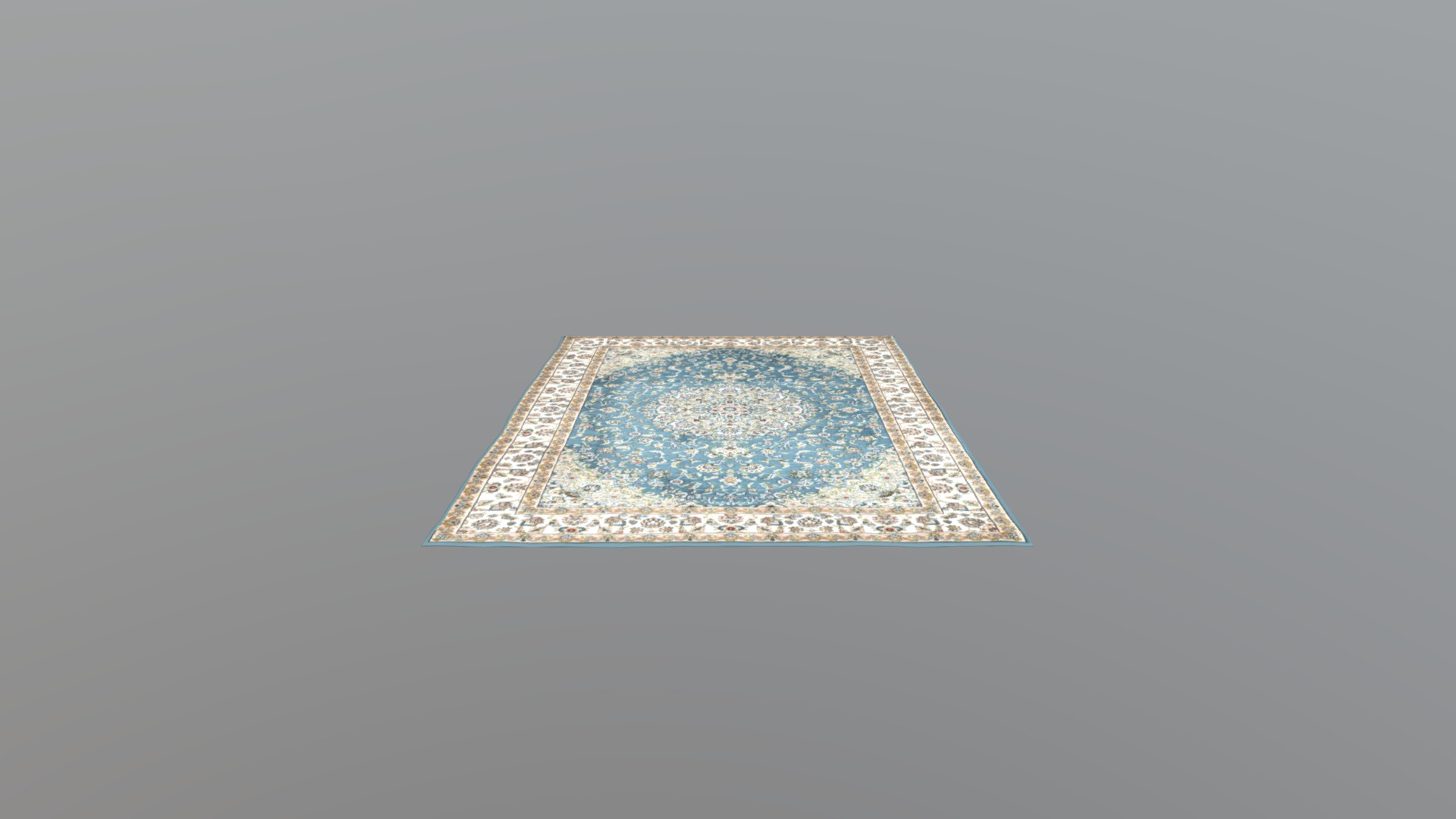 3D model Scottish Rug 2 - This is a 3D model of the Scottish Rug 2. The 3D model is about a circular object with a hole in it.