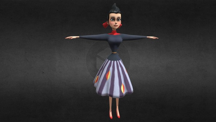 Franny Robinson 3D Model
