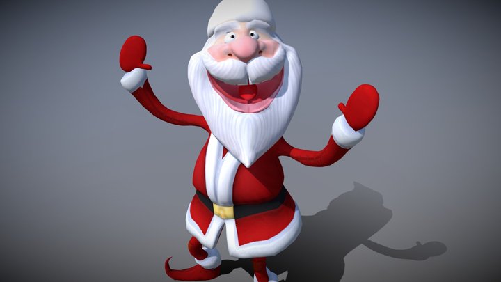 3DRT - Crazy Santa 3D Model