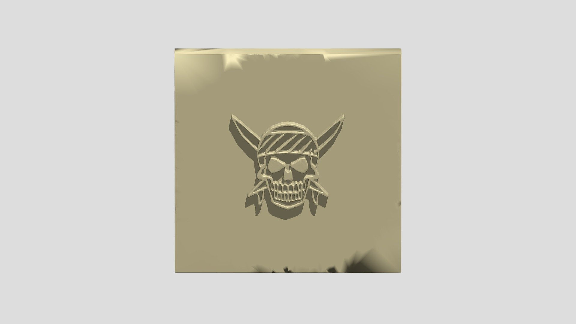 Skull stamp