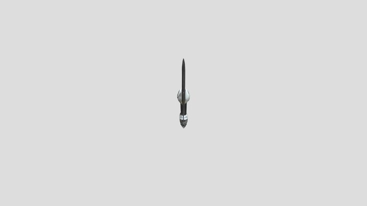 Dark Crescent Blade 3D Model