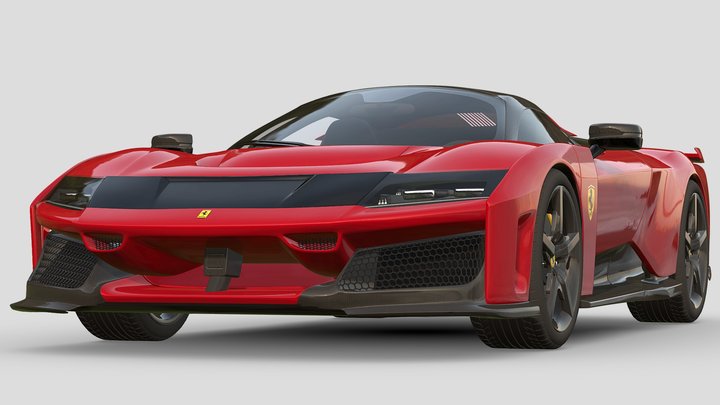 Ferrari F80 3D Model