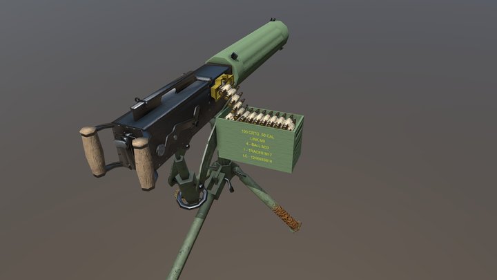 Vickers MG 3D Model