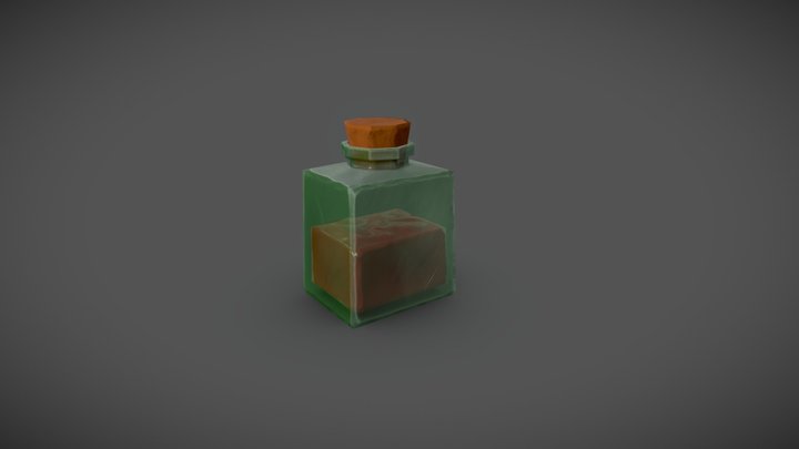 Blood Potion 3D Model