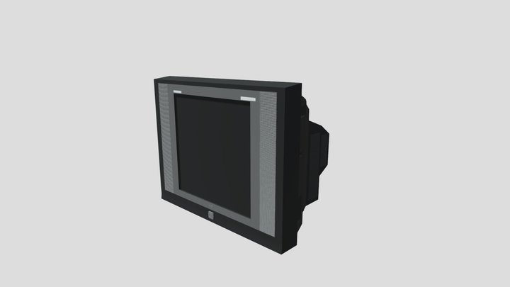 old flatron television 3D Model