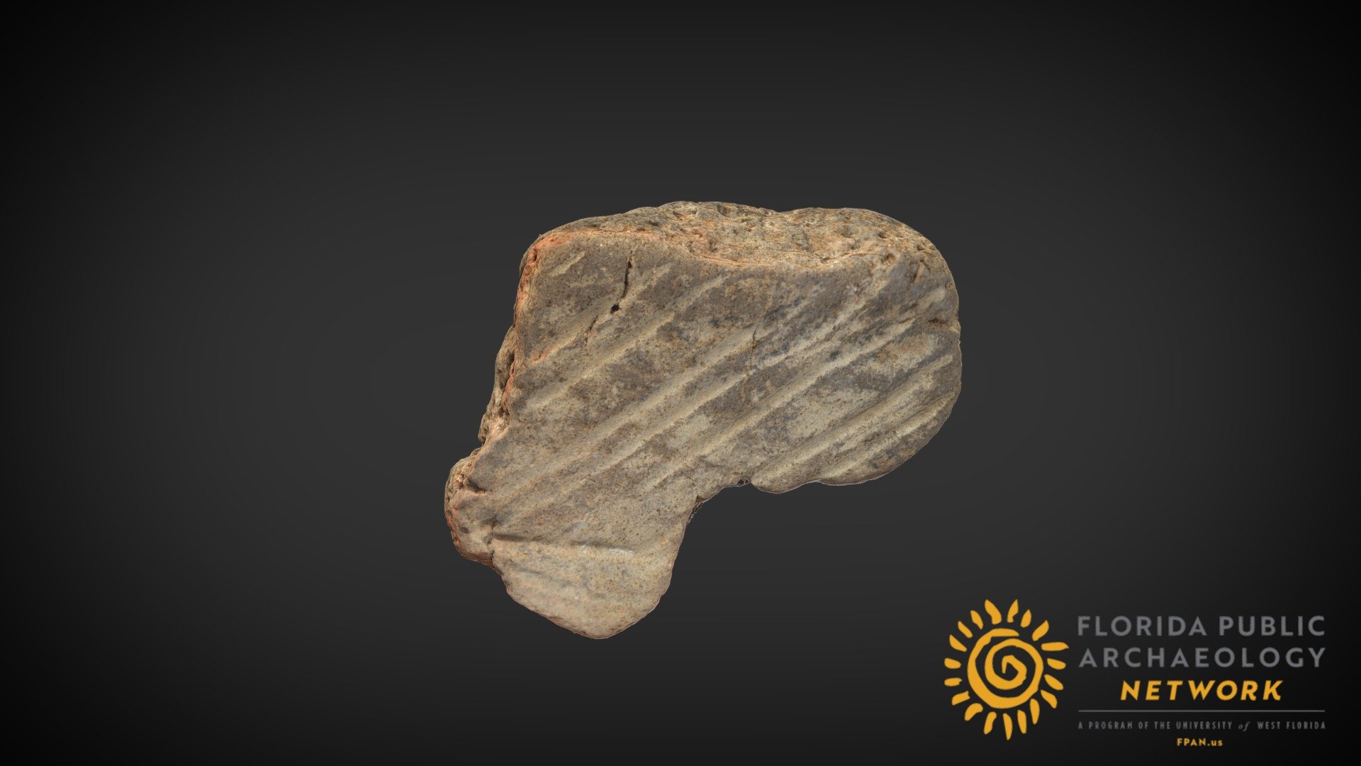 Incised Orange Sherd