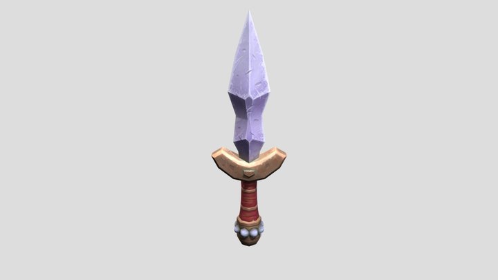 Stylized - Dagger 3D Model