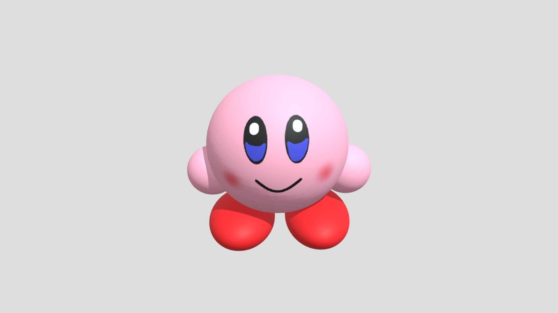 Kirby - Download Free 3D model by Dom64retro [88dc153] - Sketchfab