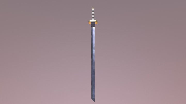 Samurai sword 3D Model