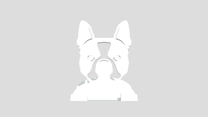 soporte celular Boston-terrier Imprimible 3D Model