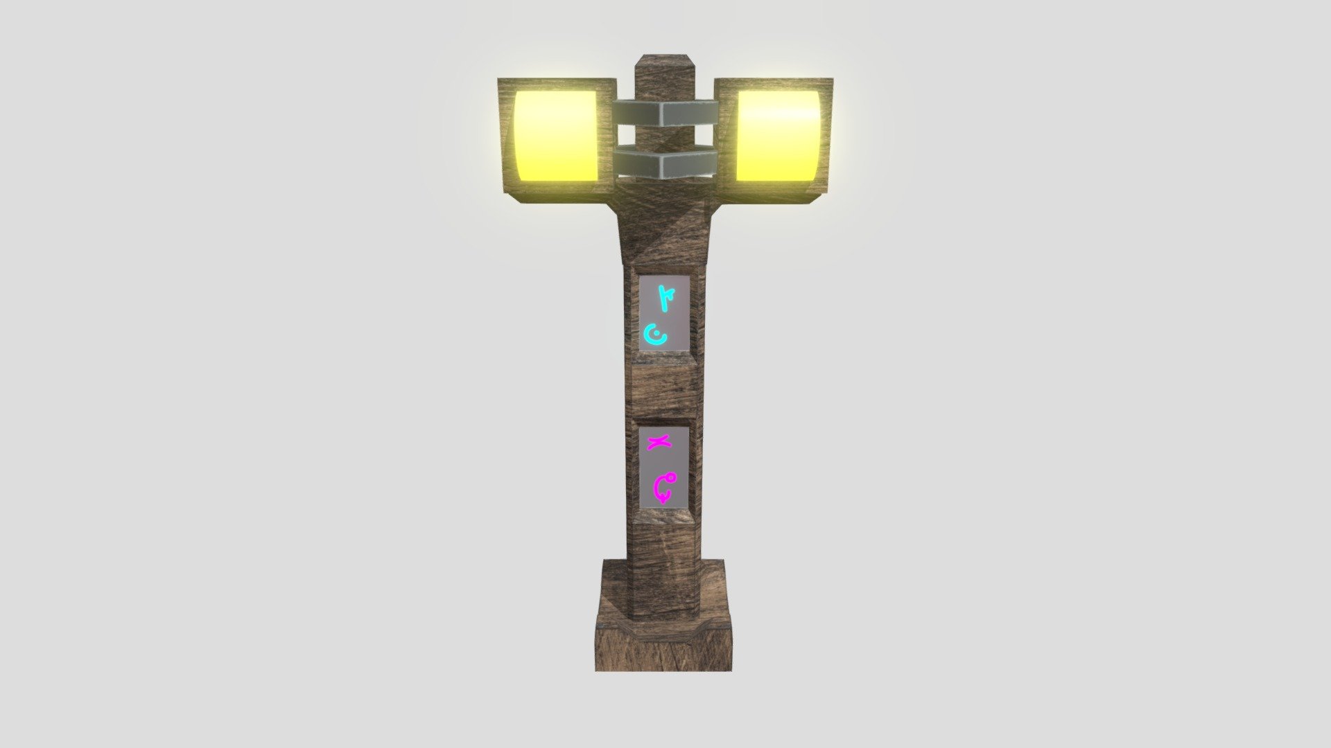 Sci-fi Street light