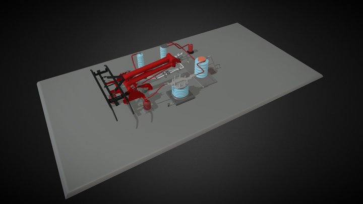 Pantograph 3D Model